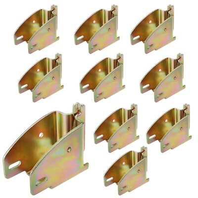 E-Track Wood Beam End Socket Accessories, Zinc-Coated Steel, Fit with 2x4 2x6, A