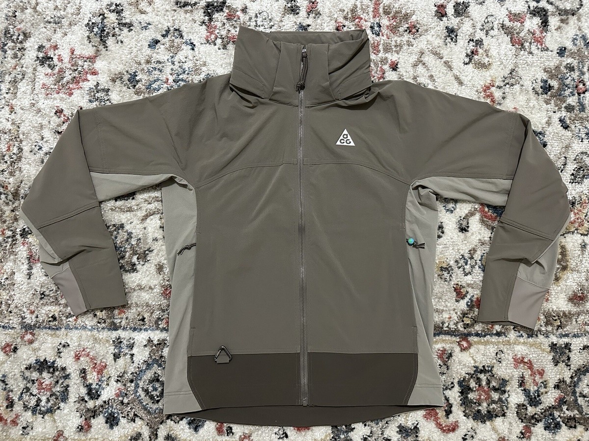 NIKE ACG SUN FARER CORDURA JACKET OLIVE GREY IRONSTONE HIKING