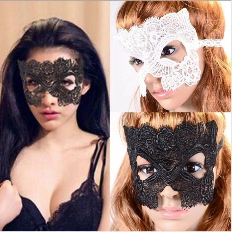 Venetian Filigree Masquerade Ball Mask Creepy Scary Party Fancy Dress Halloween  - Image 3 of 3