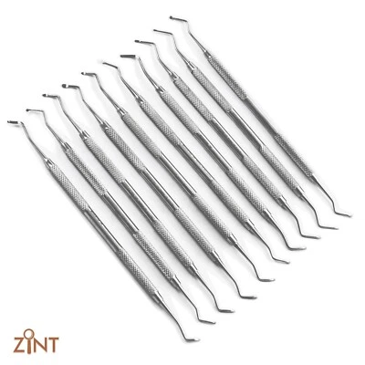 MEDENTRA UK Set of 10 Dental Excavators Restorative Spoon Excavators Carious Dentist Tools