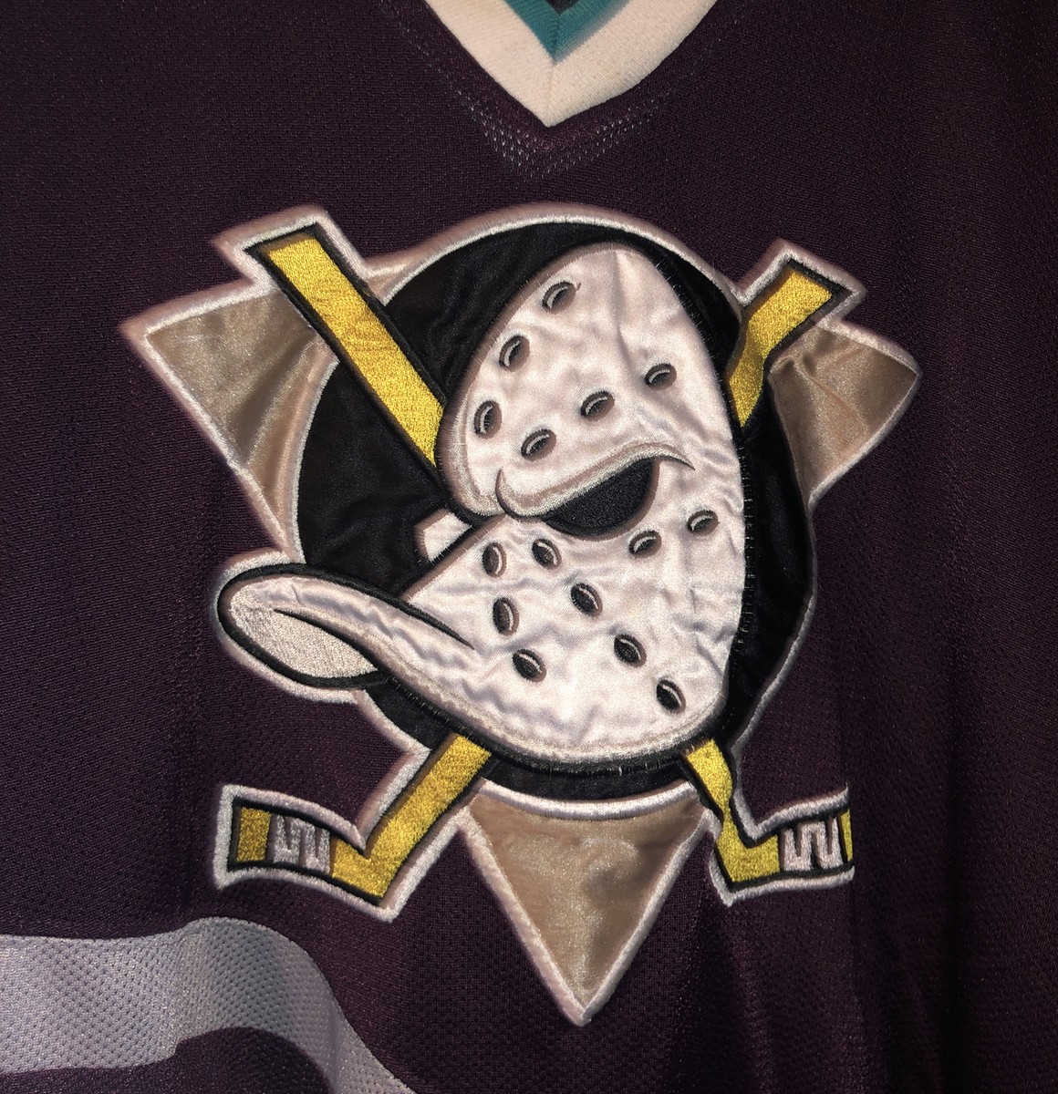 Maillot De Baseball Vintage Starter - NHL Anaheim Mighty Ducks - Taille XL - Occasion Rare
