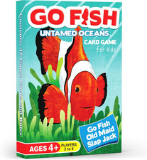 GO FISH Untamed Oceans, a Go Fish Card Game for Kids 4-8 and up Play Old Maid