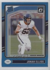2024 Panini Donruss Optic Rated Rookie Aqua Prizm 282/299 Jonah Elliss #257 0w8p