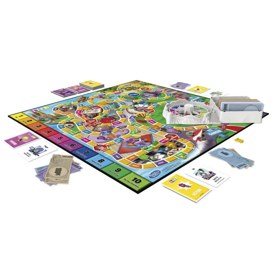 THE GAME OF LIFE Spin To Win For Kids Family Hasbro Gaming 2 to 4 Players 8+ - Image 2 of 4