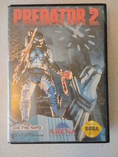 Predator 2 (Sega Genesis, 1992) Original Case Plus Cartridge 