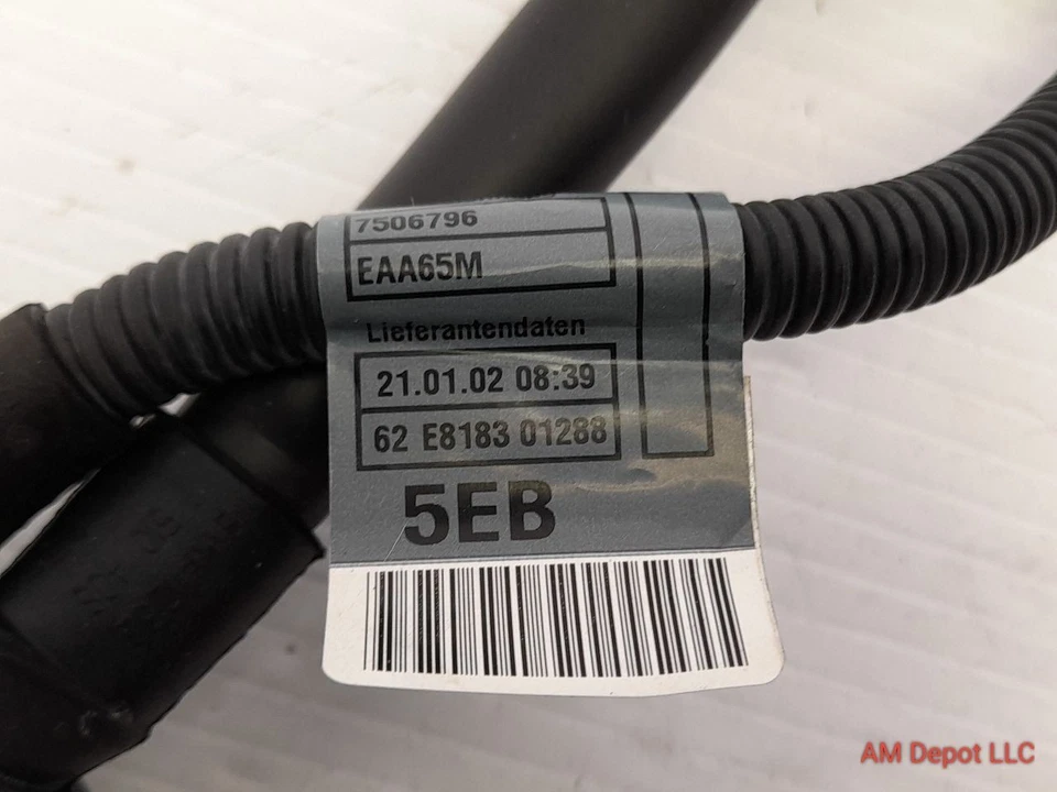 2002 BMW 330xi 325xi E46 AWD Engine Transmission Module Wire Harness 12517506792 - Image 4 of 4