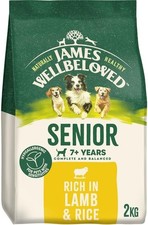 James Wellbeloved Dog Senior Hypoallergenic Dry Food Lamb and Rice 2 kg 5.49 per kilo