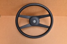 1970-81 Black Chevy Camaro Z28 Steering Wheel 4 Spoke Original Gm Very Nice