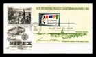 US COVER SIPEX WASHINGTON DC SOUVENIR SHEET FIRST DAY ISSUE ARTCRAFT
