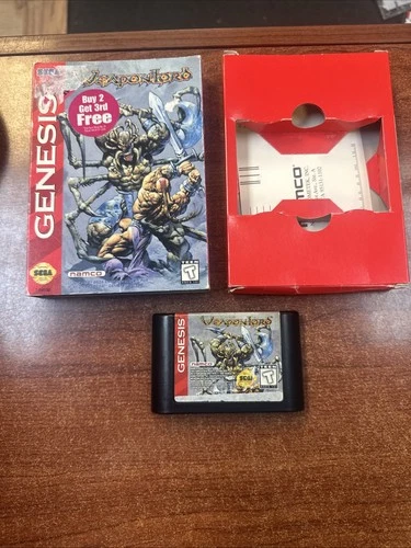Weapoord Battle With Case (Sega Genesis, Vintage Video game)