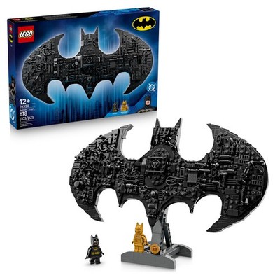 LEGO DC Batman Logo, Superhelden Spielzeug mit Minifiguren 76330