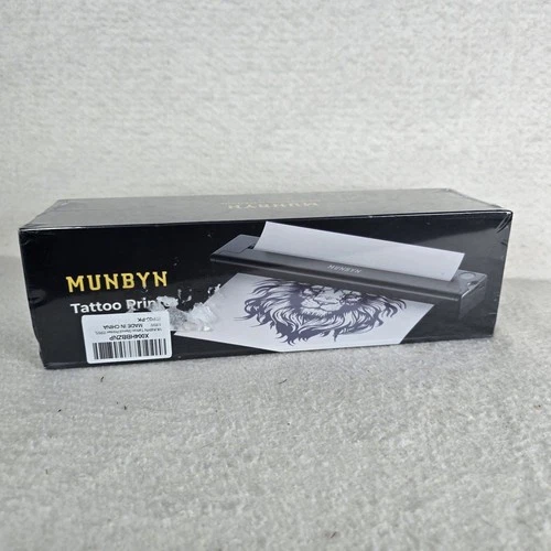 MUNBYN Tattoo Stencil Printer ITP05 Wireless Thermal Tattoo Printer Paper NEW - product listing photo