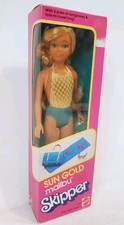 BAMBOLA BARBIE SUN GOLD MALIBU SKIPPER 1983 MATTEL 1069 NRFB 