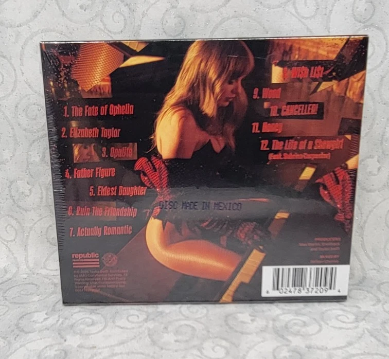 TAYLOR SWIFT THE LIFE OF A SHOWGIRL: IT'S FRIGHTENING LTD EDITION DELUXE NEW CD - Image 2 of 2