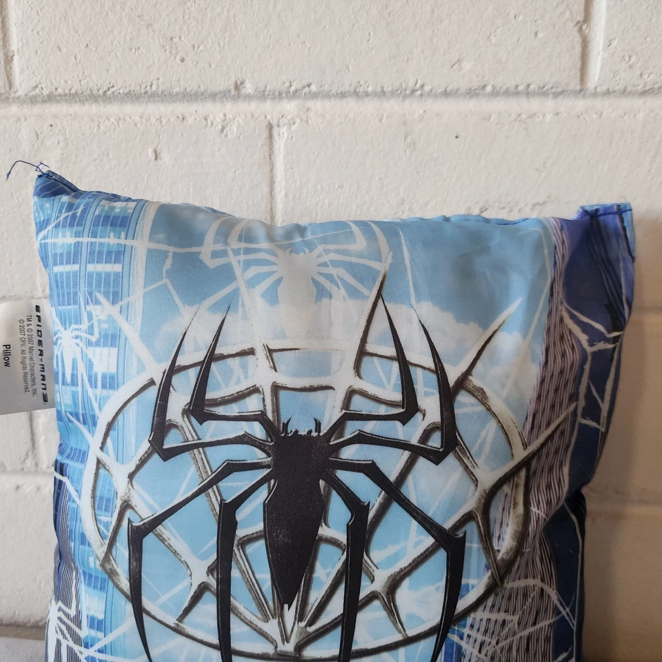 Spider Man 3 Pillow Cushion Small 8" Official 2007 Marvel Comics Funtastic - Image 2 of 4
