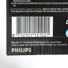 Lot De 3 Cassettes DCC Philips – 75 Minutes – Neuves Sous Blister