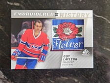 2021-22 SP Game Used Embroidered In History Patch Legend Guy Lafleur