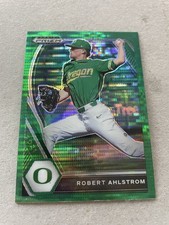 2021 Robert Ahlstrom Panini Prizm Draft Picks #PDP186 Green Pulsar Prizm-Texas