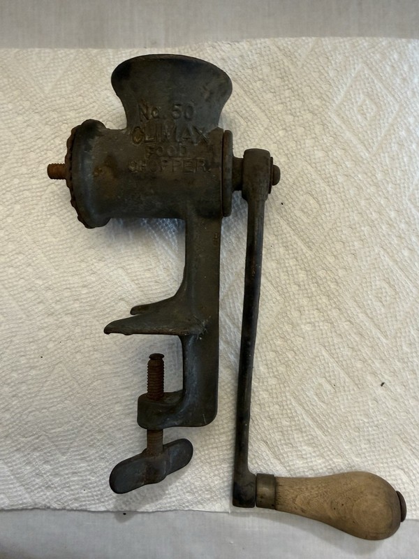 Vintage No 50. Climax Food Chopper L.F.&Co. Patent 1897 (for parts or rebuild)