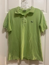 Lacoste Classic Fit Men's Short Sleeve Polo Shirt Light Green Size Small / 3