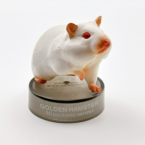 Hamsters Lunch 1.5 Golden Hamster Bottle Cap Figure Japan Exclusive Kaiyodo #3