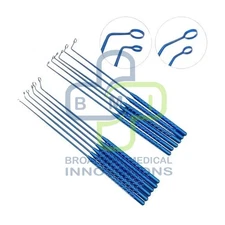 Hardy Pituitary Neuro Curettes Set Of 11 Surgical Instruments Transsphenoidal