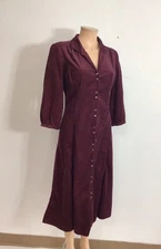 Eddie Bauer Corduroy Maxi Dress Womens 10
