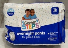 Gentle Steps Overnight Pants For Girls  Boys, XS 28-45 LBS 
