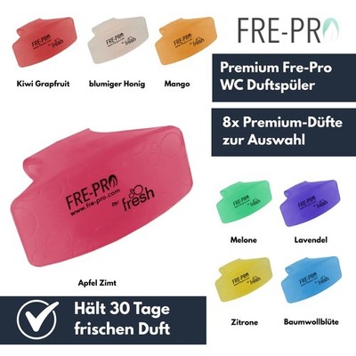 WC Duftspüler FREPRO BOWL CLIP für Toiletten Toiletteneinhänger Premium-Raumduft