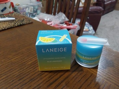 LANEIGE LIP SLEEPING MASK ''BLUE LEMONADE'' SWIRL/REFRESHING! NIB FREE SHIPPING!!