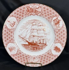 VTG COALPORT MARYLAND PLATE For STIEFF CO US CONSTELLATION Plate 10 5/8" LTD ED
