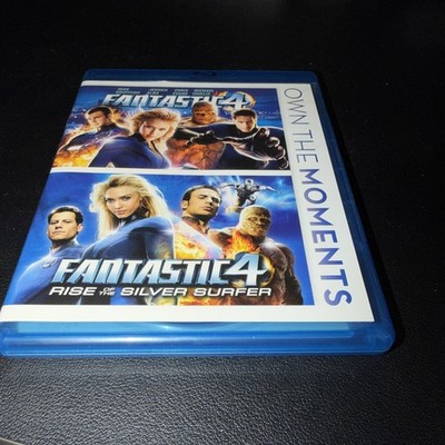Fantastic 4 Four Rise of the Silver Surfer Blu-ray Double Feature 2 Disc Jessica