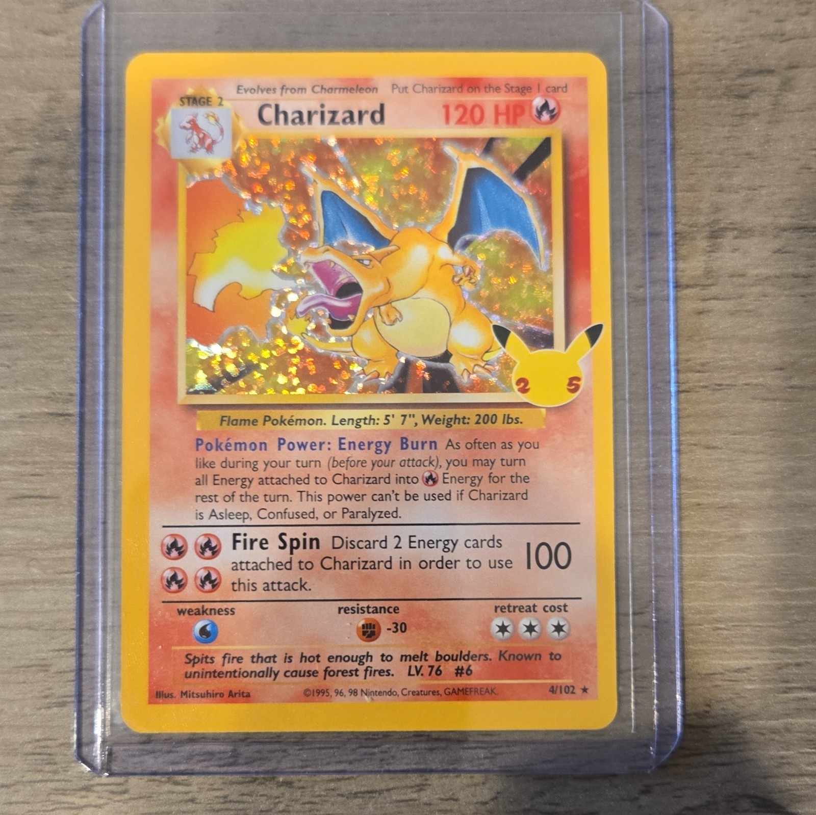 Charizard 4/102 Celebrations NM