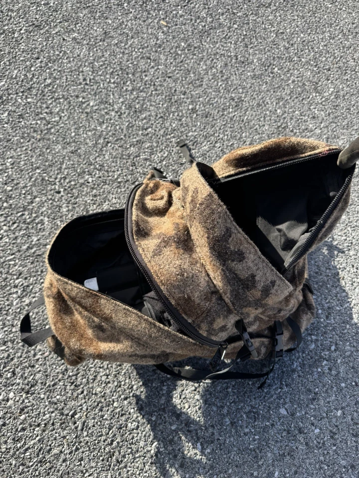 Rare Original Sleeping Indian Wool Ruck Bag Hunting USA Made Jackson Hole - Image 3 of 3