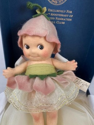 R. JOHN WRIGHT SIGNED 1999 UFDC KEWPIE FLEUR-FLOWER   #0219 of 250 COA  MIB