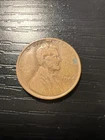 RARE ANTIQUE 1944 Wheat Penny No Mint Mark L Rim Error Coin Collector!!