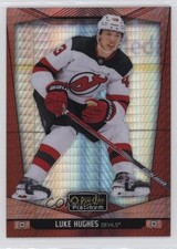 2024-25 O-Pee-Chee Platinum Red Prism 170/199 Luke Hughes #107 4et