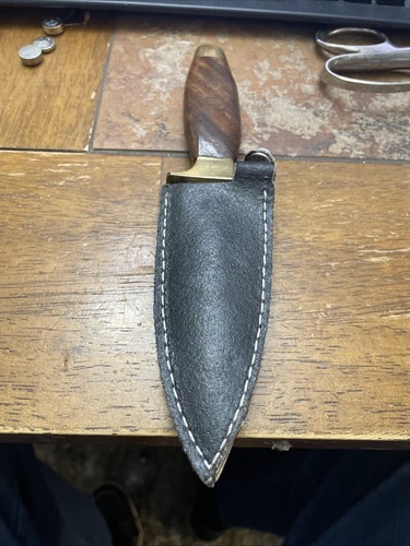 Vintage Knife Dagger Pakistan 7.5 Inches TOTAL 4 Inch Blade WOOD HANDLE ...