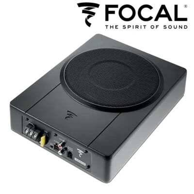 Focal ISUB ACTIVE - 8'' 20cm Untersitz verstärkter Subwoofer Aktiv Bassröhre 260W