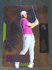 2021 Skybox Metal Universe Champions #41 Matthew Wolff  RC Rookie Golf