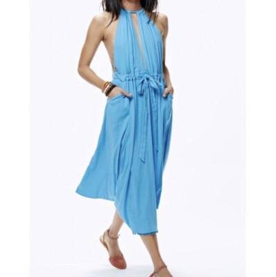 blue dresses for mother of the groom Women's Lumirel Sheath Midi Dress Royal Blue XS/S/M/L/XL/Customize MEAN BLVD main image 0