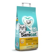 Arena para gatos Sanicat sin perfume - 8 litros