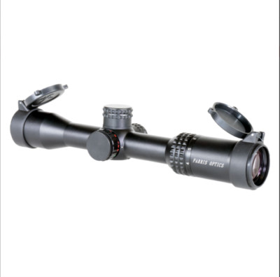 Farris Optics 2-7x32 Lux Precision Rifle Scope, 1-Inch Tube, Red/Green Recticle