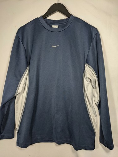 nike long sleeve blue mini dress