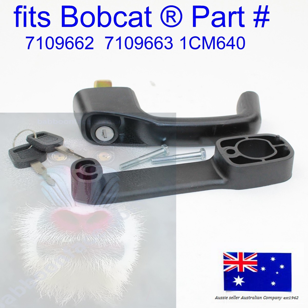 fits Bobcat Door Handle Latch Lock 7109662 7109663 T180 T190 T200