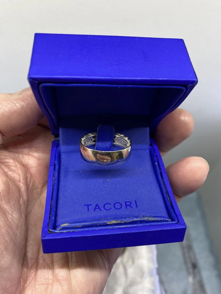 Alianza de boda Tacori platino para hombre talla 10,5 7 mm Foto 2 de 4