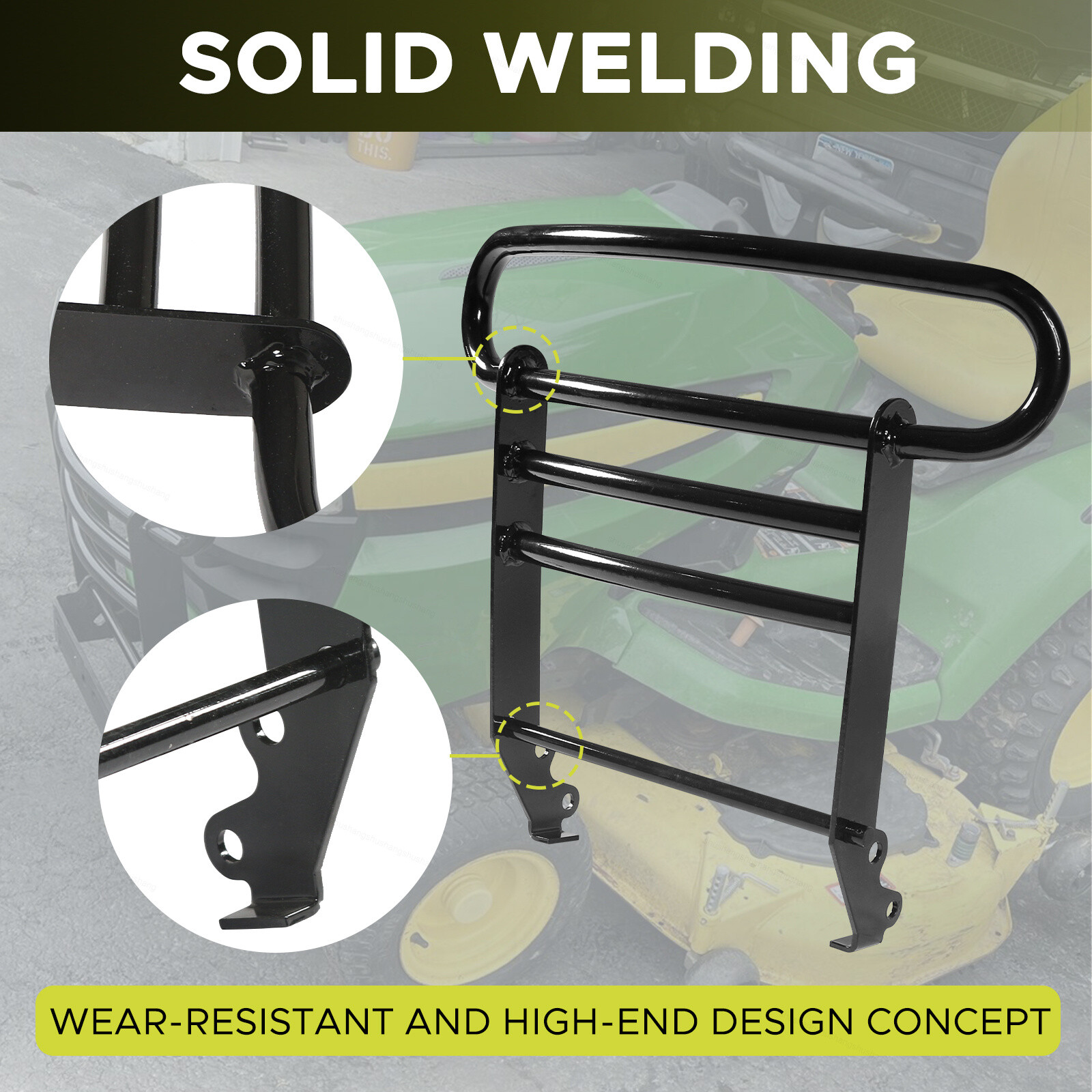 Brush Guard Bumper Kit Fits John Deere Tractors X300 X500 Lawn Tractors