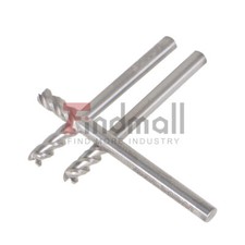 3 Pcs 1/8" 3 Flutel Regular Carbide End Mill 3/8" LOC 1-1/2" Overall Length