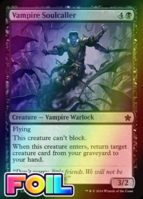 x1 Vampire Soulcaller FDN Foundations MTG 75 FOIL COMMON M/NM 1x | eBay