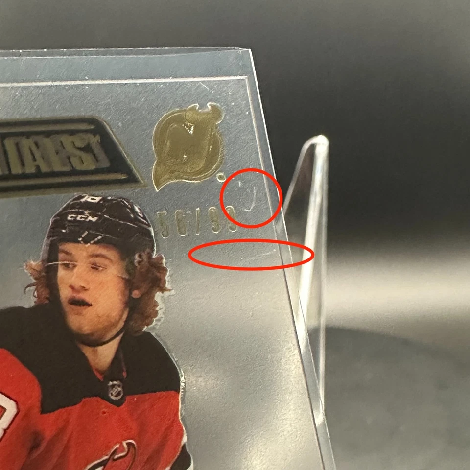 2021-22 UD Credentials DAWSON MERCER #DTA-DM /99 Debut Ticket Access AUTO RC - Image 3 of 4